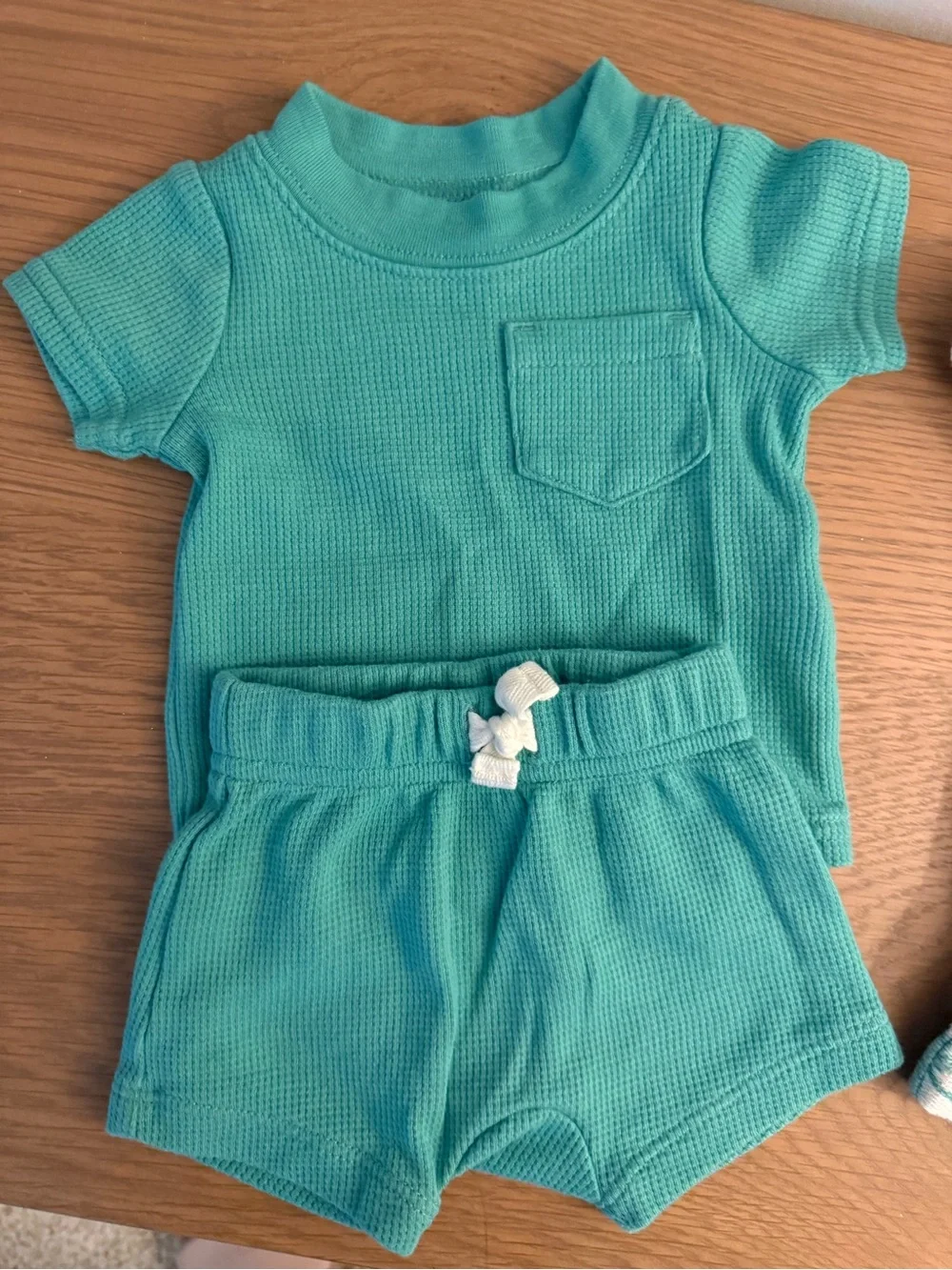 Carter's Teal and Seafoam Turtle Two-Piece Set